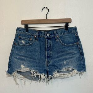 Levi’s 501 High Rise Cutoff Shorts
